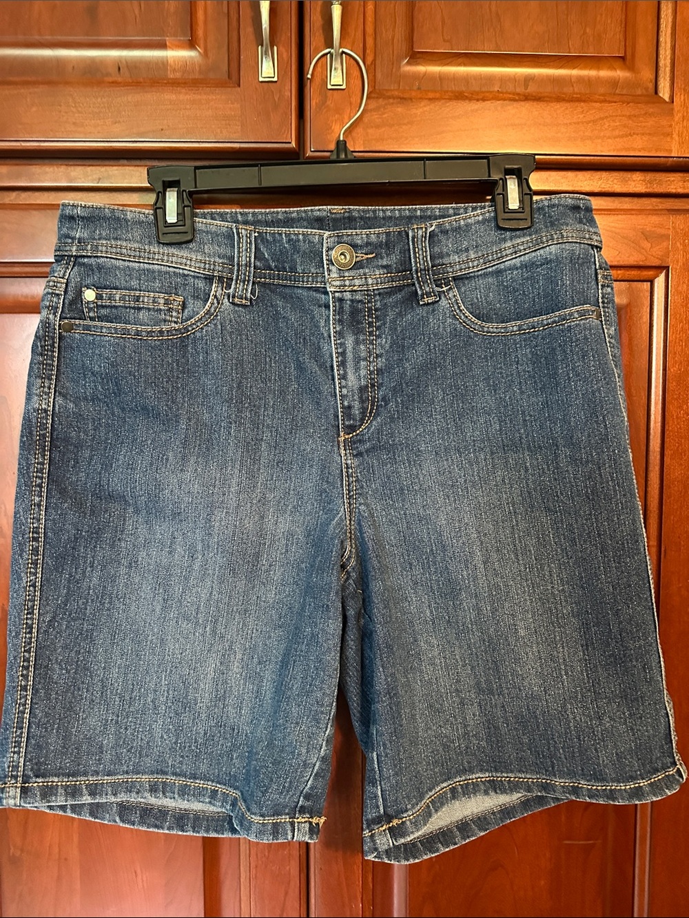 Christopher & Banks Blue Denim Shorts